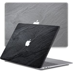 Lunso Geschikt Voor MacBook Air 13 Inch (2010-2017) Cover Hoes - Case - Black Stone