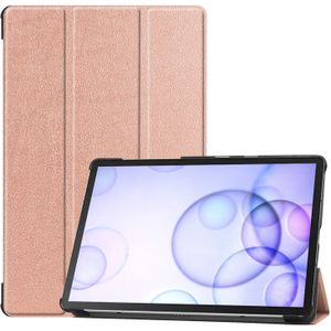 3-Vouw sleepcover hoes - Samsung Galaxy Tab S6 - Rose Goud