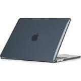 Lunso - cover hoes - MacBook Air 13 inch M2 (2022) - Glanzend Zwart - Vereist model A2681