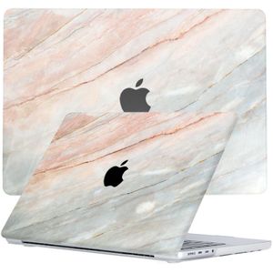 Lunso MacBook Pro 14 inch (2021-2023) cover hoes - case - Marble Aiden
