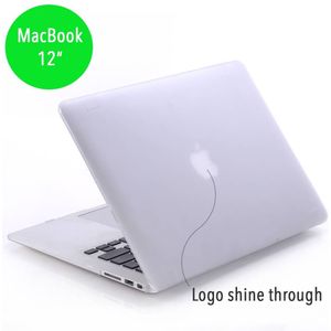 Lunso MacBook 12 inch cover hoes - case - mat transparant