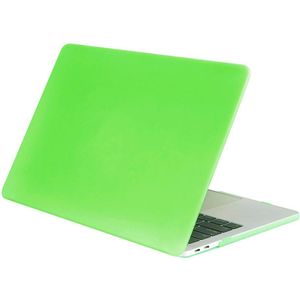 Lunso Geschikt Voor MacBook Air 13 Inch (2010-2017) Cover Hoes - Case - Mat Fluor Groen