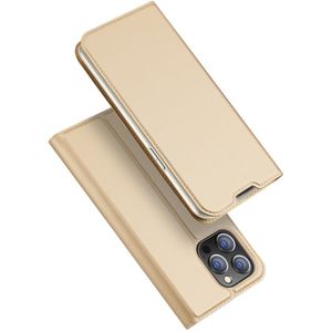 Dux Ducis - Slim bookcase hoes - iPhone 14 Pro - Goud