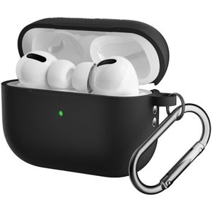 Lunso - AirPods Pro 2 - Softcase hoes - Zwart