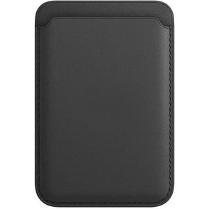 Lunso - iPhone 12/13/14 Serie - Magsafe cardholder / pasjeshouder - Zwart