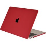 Lunso - cover hoes - MacBook Pro 13 inch (2020-2022) - Mat Bordeaux Rood - Vereist model