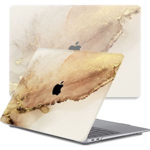 Lunso MacBook Air 13 inch M1 (2020) cover hoes - case - Sweet Caramel