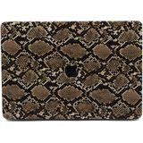 Lunso - cover hoes - MacBook Air 13 inch (2018-2019) - Snake Pattern Brown - Vereist model
