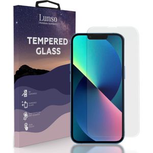 Lunso - Gehard Beschermglas - Full Cover Tempered Glass - iPhone 13 Mini