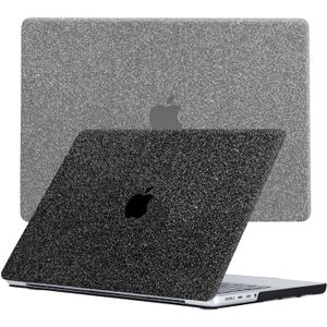 Lunso MacBook Pro 14 inch (2021-2023) cover hoes - case - Glitter Zwart
