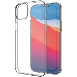 Lunso - iPhone 14 Plus - Softcase hoes  - Transparant