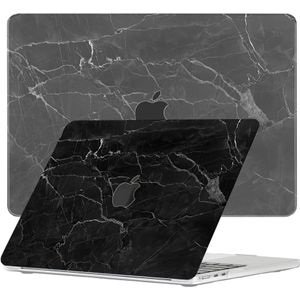 Lunso - cover hoes - MacBook Air 13 inch M2 (2022) - Marble Shire - Vereist model A2681