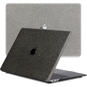 Lunso MacBook Air 15 inch (2023-2025) cover hoes - case - Glitter Zwart