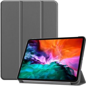 3-Vouw sleepcover hoes - iPad Pro 12.9 inch (2021) - Grijs