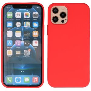 Lunso - Softcase hoes -  iPhone 12  Pro Max  - Rood