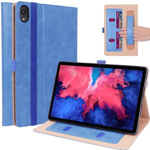 Luxe stand flip sleepcover hoes - Lenovo Tab P11 / P11 Plus - Blauw