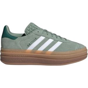 Adidas Gazelle Bold Silver Green /  ID6998 - SneakerMood