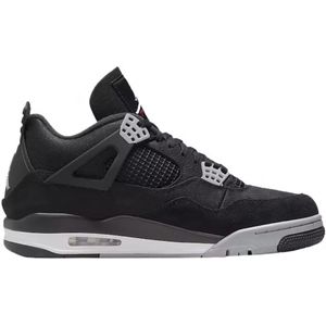 Air Jordan 4 Black Canvas