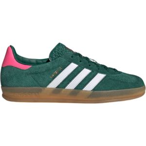 Adidas Gazelle Indoor Collegiate Green Lucid Pink/  IG5929 - SneakerMood