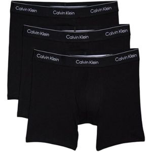 Calvin Klein Extra-Soft Cotton Stretch Boxer Brief 3-Pak Sort Str. L  3 stk.
