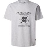 Pepe Jeansvoor mannen. PM509751 Perkins T-shirt blauw (L), Casual, Katoen, Korte mouwen