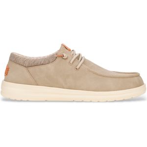 HeyDudevoor mannen. HD43352 Paul Klassiek beige loafers (45), Plat, Veters, Casual