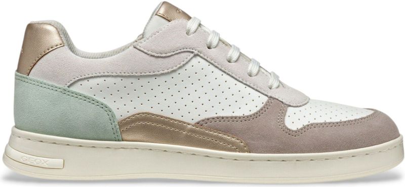 Geox - Jaysen - Sneakers - Zwart - Suède en Leer