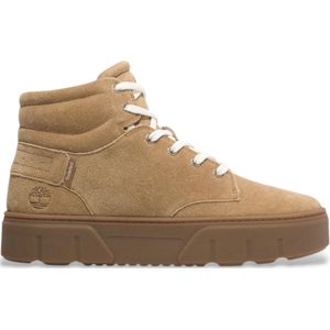 Timberlandvoor vrouwen. TB0A27EKW021 Leren Laurel Court High Top sportschoenen zwart (40 W), Leer, Plat, Veters, Casual, Duurzaam