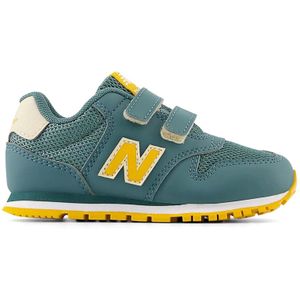 New Balanceunisex voor kinderen. IV500V1 Trainers 500 Klittenband groen (21), Plat, Casual, kinderkleding