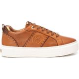 Carmela - 16205702-CAMEL - Damestrainer - Bruin - Leer - Casual