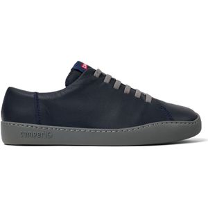 Campervoor mannen. K100479-051 Peu Touring leren schoenen marine (40), Leer, Plat, Veters, Casual, Duurzaam, Marineblauw