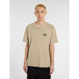 Dickiesvoor mannen. DK0A4Z8X0DS1 Station Service T-shirt bruin (S), Casual, Katoen, Korte mouwen