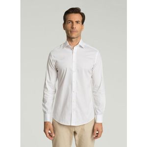 H&M - HM308678 - Overhemd - Wit - Katoen - Lange Mouwen