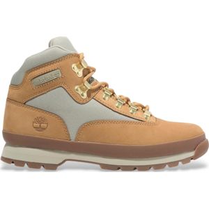 Timberlandvoor mannen. TB0A28GY7541 Leren wandelschoenen Euro Hiker Mid bruin (41), Leer, Plat, Veters, Sportief, Buiten, Duurzaam