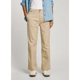 Pepe Jeansvoor vrouwen. PL211808 Gina beige broek (L), Bruin, Casual, Katoen