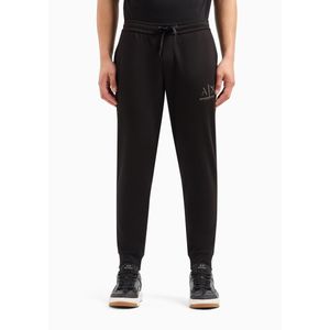 Armani Exchangevoor mannen. 3DZPSAZ9N1Z1200 Trainingsbroek zwart (XXL), Casual, Sportief, Meerdere sporten, Viscose