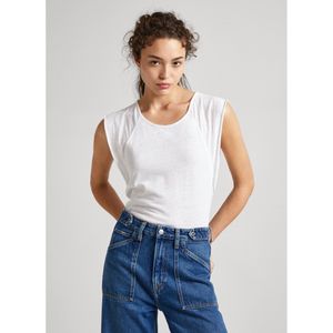 Pepe Jeansvoor vrouwen. PL505842 Kai T-shirt grijs (M), Casual, Katoen, Korte mouwen