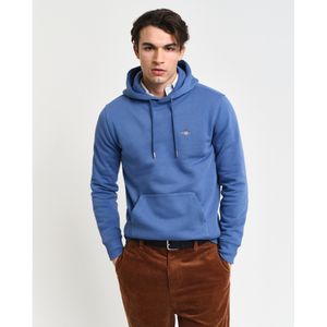GANT - 2007058 Shield Hoodie - Blauw - Casual - Katoen