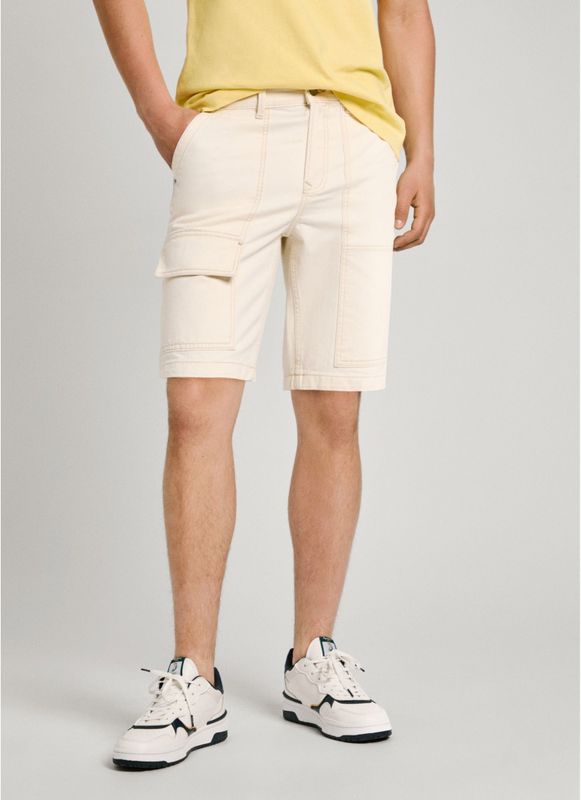 Pepe Jeans - Relaxed Utility - Korte Broeken - Groen