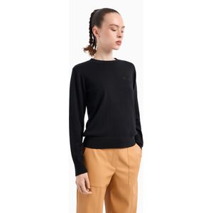 Armani Exchangevoor vrouwen. 6DYM1JYME3Z1200 Sweater met ronde hals Zwart (XS), Casual, Acryl