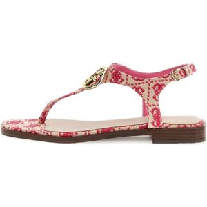 Guessvoor vrouwen. FLJMIRFAL03 Miry roze sandalen (37), Plat, Gesp, Casual