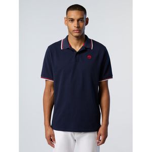 North Sails Polo overhemd Met gestreepte boorden