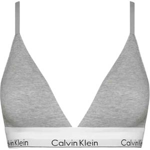 Calvin Klein dames lightly lined triangle bralette grijs - S