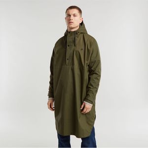 G-Starvoor mannen. D25398-D606-G767 Poncho Regengroen (L), Casual, Duurzaam, Gerecycled nylon