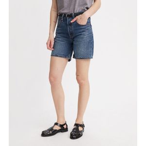 Levi'svoor vrouwen. A9296-0000 Kort 501 blauw (25), Casual, Katoen, Denim