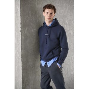 ECOALFvoor mannen. GASTBARCA0800MS23-160 Sweatshirt Barcaalf Sweatshirt navy (L), Casual, Lange mouwen, Biologisch katoen, Duurzaam, Marineb