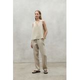 ECOALF - MCWGAPAINDO00710S24-008 - Broek - Beige - Casual - 100% Linnen