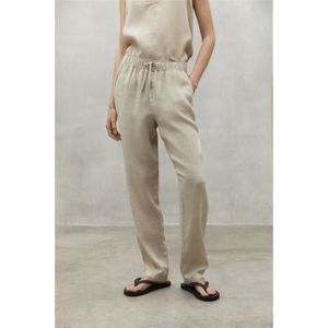 ECOALF - MCWGAPAINDO00710S24-008 - Broek - Beige - Casual - 100% Linnen