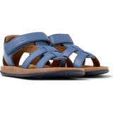 Bicho - K800628-001 - Leren Sandalen - Blauw - Plat - Klittenband