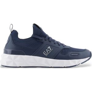 EA7unisex. X8X175_XK380 Urban gympen navy (40 2/3), Plat, Veters, Casual, Marineblauw